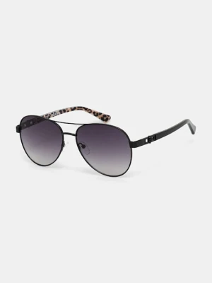 Kurt Geiger London okulary przeciwsłoneczne damskie kolor czarny 4739600999