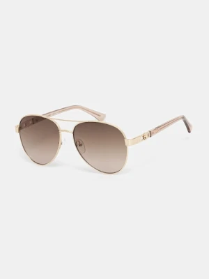 Kurt Geiger London okulary przeciwsłoneczne damskie kolor złoty 4739661999