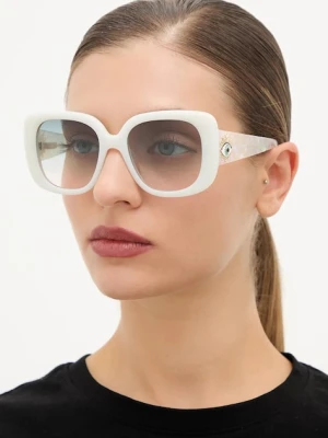Kurt Geiger London okulary przeciwsłoneczne Evil Eye damskie kolor beżowy 4738941679