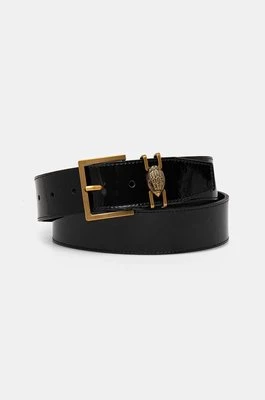 Kurt Geiger London pasek skórzany SHOREDITCH 40 BELT damski kolor czarny 9694300309