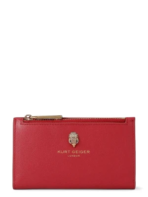 Kurt Geiger London portfel damski skórzany SLOANE czerwony