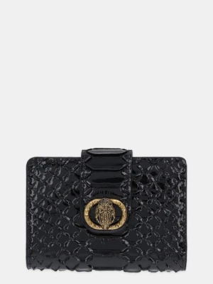 Kurt Geiger London portfel skórzany CHELSEA damski kolor czarny 3596400719