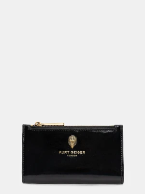 Kurt Geiger London portfel skórzany damski kolor czarny 4685800319