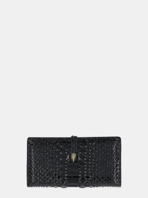 Kurt Geiger London portfel skórzany damski kolor czarny 5021800719