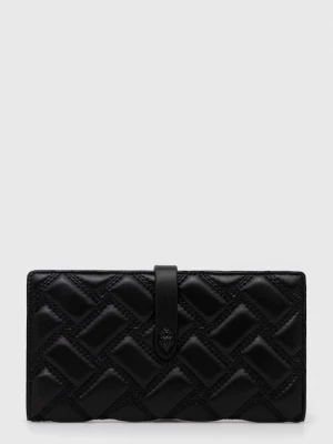 Kurt Geiger London portfel skórzany damski kolor czarny