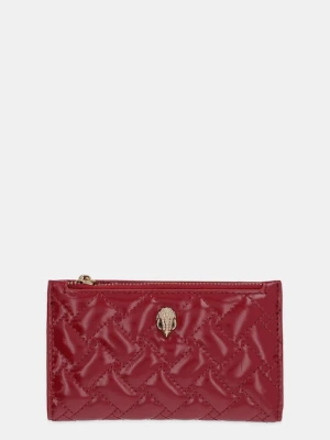 Kurt Geiger London portfel skórzany KENSINGTON damski kolor bordowy 4703950319