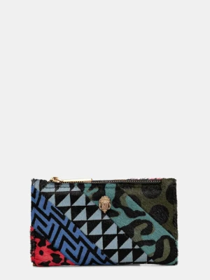 Kurt Geiger London portfel skórzany KENSINGTON damski kolor niebieski 4704169189