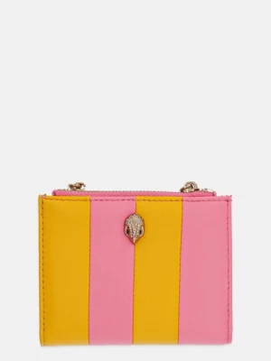 Kurt Geiger London portfel skórzany KENSINGTON damski kolor różowy 2746957109