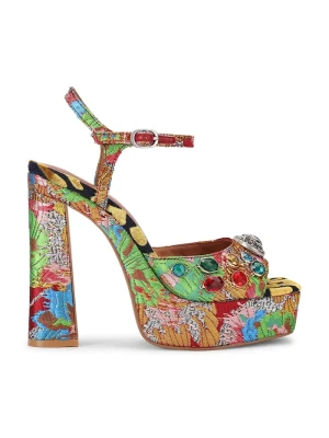 Kurt Geiger London sandały na wysokim obcasie Chelsea Platform Peep
