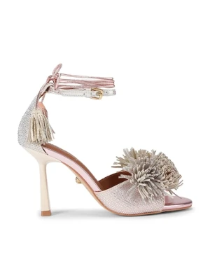 Kurt Geiger London sandały Pom Pom Ankle Tie Sandal