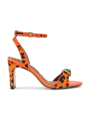 Kurt Geiger London sandały skórzane Chelsea Sandal kolor pomarańczowy 4711591189