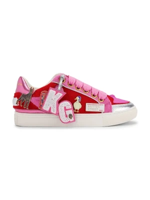 Kurt Geiger London Southbank Tag Slim sneakersy damskie różowy