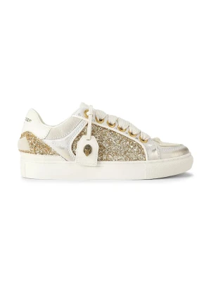 Kurt Geiger London Southbank Tag Slim sneakersy damskie skórzane beżowy