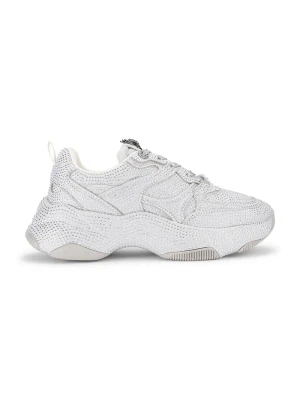 Kurt Geiger London Starlight Runner sneakersy damskie skórzane srebrny