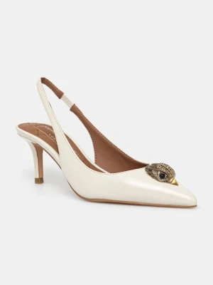 Kurt Geiger London szpilki Belgravia Sling Back kolor beżowy 9786941309