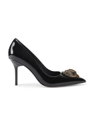 Kurt Geiger London szpilki skórzane Belsize Court czarny