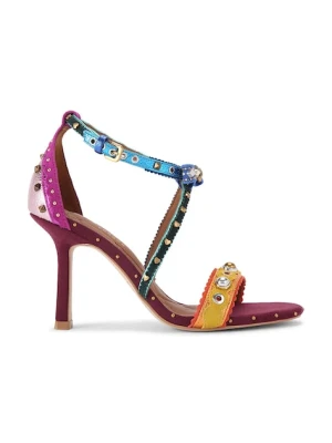 Kurt Geiger London szpilki skórzane Mini Bow Eyelet Sandal kolor multicolor 4711969109