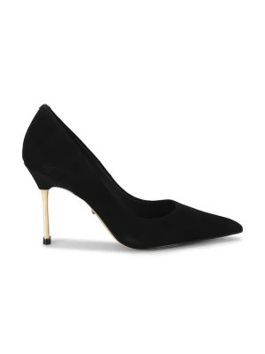 Kurt Geiger London szpilki zamszowe Bank Court czarny
