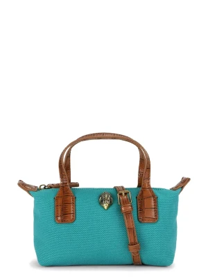 Kurt Geiger London torebka crossbody damska bawełniana Sloane turkusowy