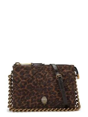 Kurt Geiger London torebka crossbody damska skórzana KENSINGTON brązowy