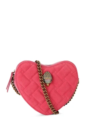 Kurt Geiger London torebka crossbody damska skórzana KENSINGTON różowy