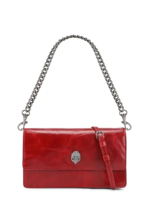Kurt Geiger London torebka crossbody damska skórzana Sloane czerwony