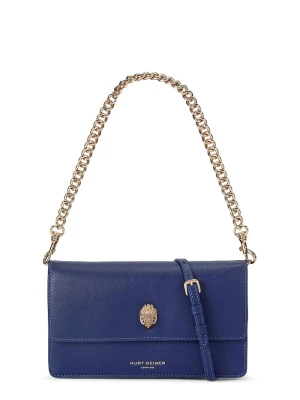 Kurt Geiger London torebka crossbody damska skórzana SLOANE niebieski