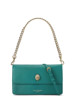 Kurt Geiger London torebka crossbody damska skórzana SLOANE turkusowy