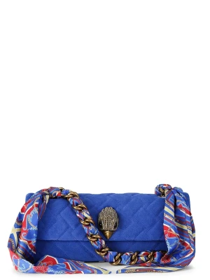 Kurt Geiger London torebka damska zamszowa KENSINGTON niebieski