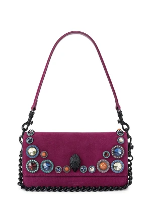 Kurt Geiger London torebka damska zamszowa SLOANE fioletowy