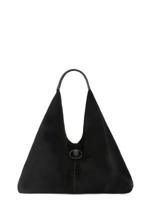 Kurt Geiger London torebka hobo damska zamszowa Chelsea czarny