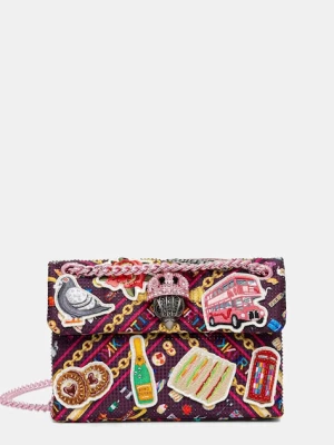 Kurt Geiger London torebka MINI KENSINGTON kolor różowy 5019357609