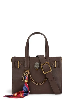 Kurt Geiger London torebka shopper damska skórzana SLOANE brązowy