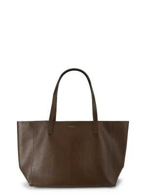 Kurt Geiger London torebka shopper damska skórzana VIOLET brązowy