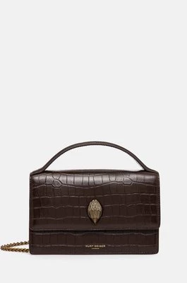 Kurt Geiger London torebka skórzana BOND TOP HANDLE BAG kolor brązowy 2735531149