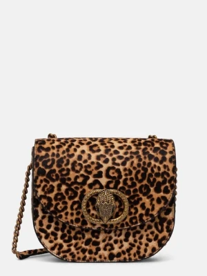 Kurt Geiger London torebka skórzana CHELSEA kolor brązowy 3598339019