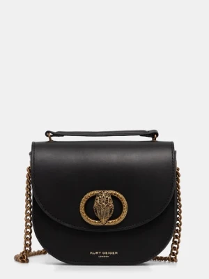 Kurt Geiger London torebka skórzana CHELSEA kolor czarny 3598300109