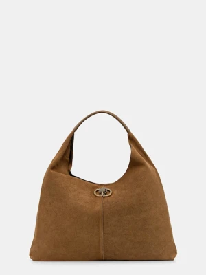 Kurt Geiger London torebka skórzana CHELSEA kolor zielony 5049733209