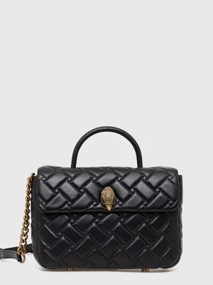 Kurt Geiger London torebka skórzana HANDLE KENSINGTON BAG kolor czarny 2709500109