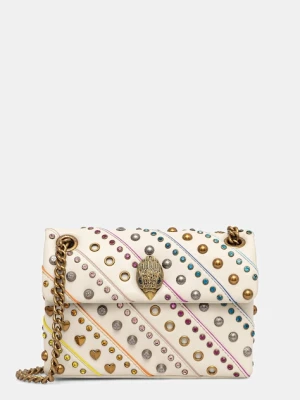 Kurt Geiger London torebka skórzana KENSINGTON kolor beżowy 3582244109