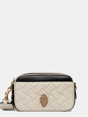 Kurt Geiger London torebka skórzana KENSINGTON kolor beżowy 4684601109