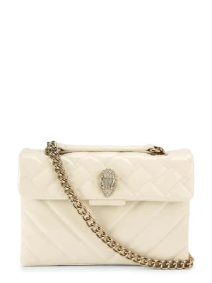 Kurt Geiger London torebka skórzana Kensington kolor beżowy 5021542309