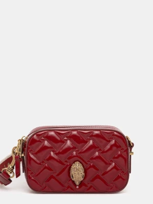 Kurt Geiger London torebka skórzana KENSINGTON kolor bordowy 9078950319