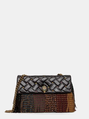 Kurt Geiger London torebka skórzana KENSINGTON kolor brązowy 5025339219