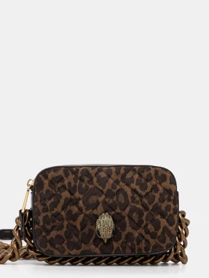 Kurt Geiger London torebka skórzana KENSINGTON kolor brązowy 9321135289