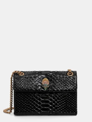Kurt Geiger London torebka skórzana KENSINGTON kolor czarny 4372400719