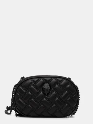 Kurt Geiger London torebka skórzana KENSINGTON kolor czarny 5011300109