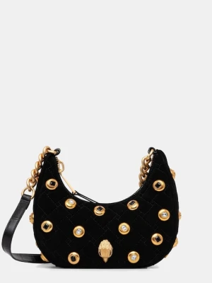 Kurt Geiger London torebka skórzana KENSINGTON kolor czarny 5014200289
