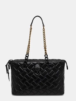 Kurt Geiger London torebka skórzana KENSINGTON kolor czarny 5018800109