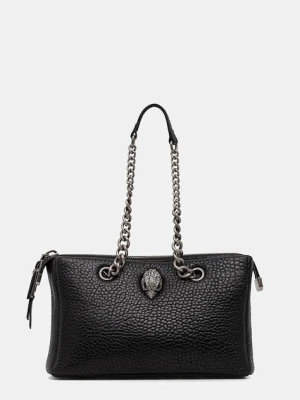 Kurt Geiger London torebka skórzana KENSINGTON kolor czarny 5019200019